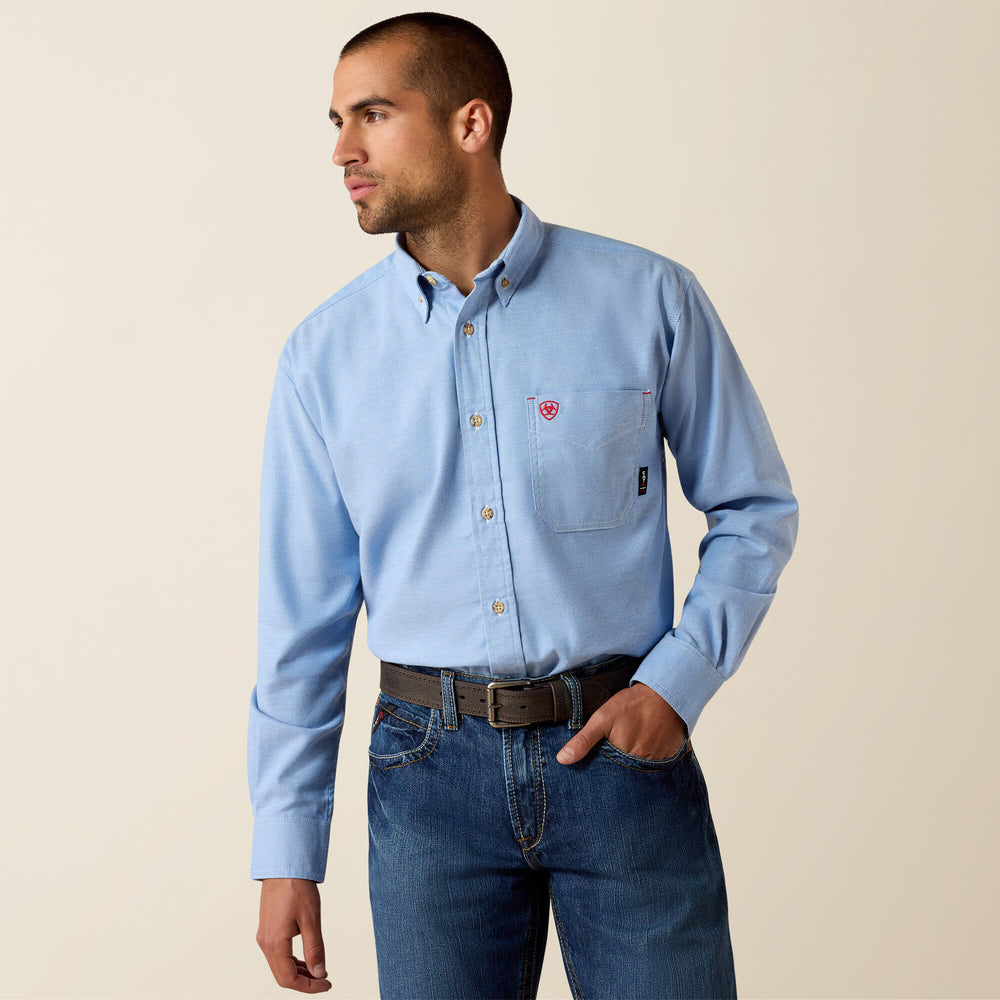 FR Solid Twill DuraStretch Work Shirt-Ariat