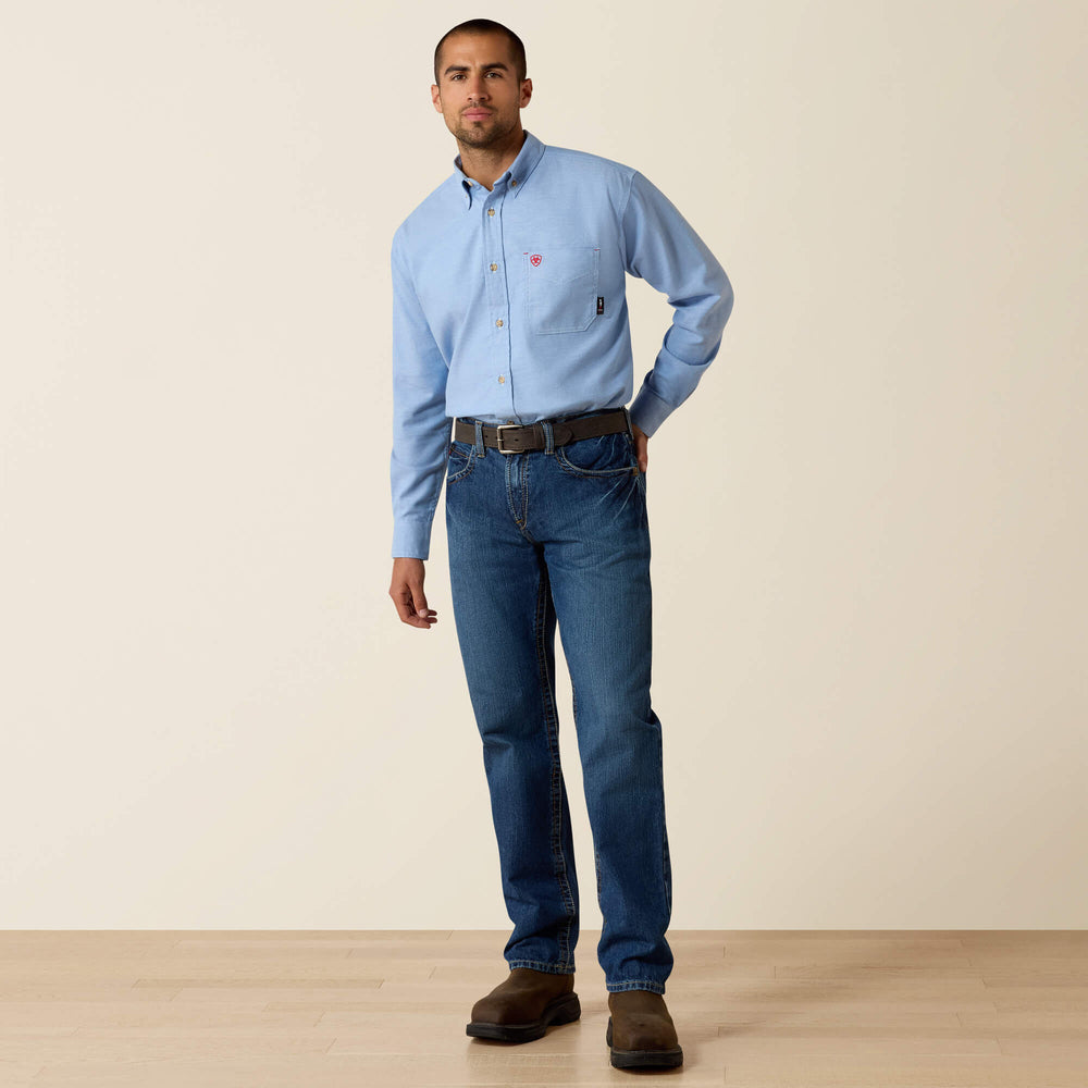 FR Solid Twill DuraStretch Work Shirt-Ariat