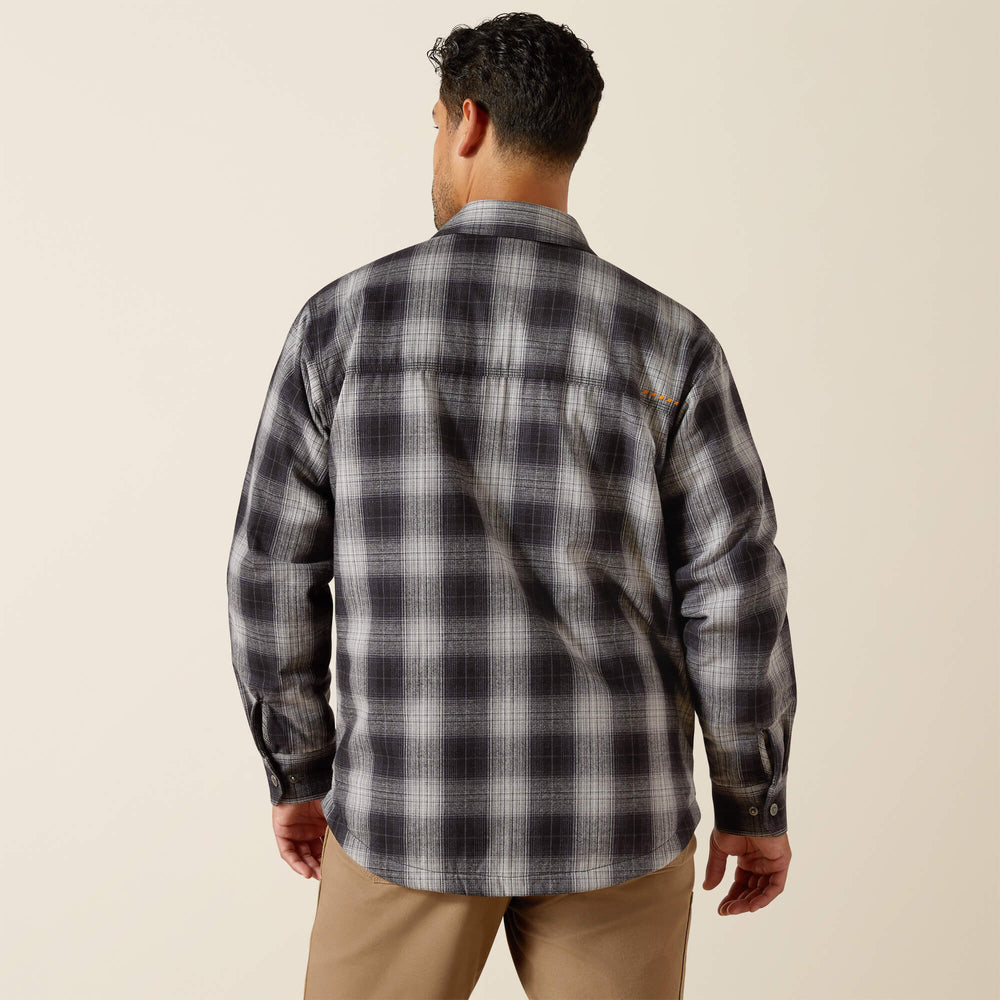 Rebar Flannel Insulated Shirt Jacket-Ariat