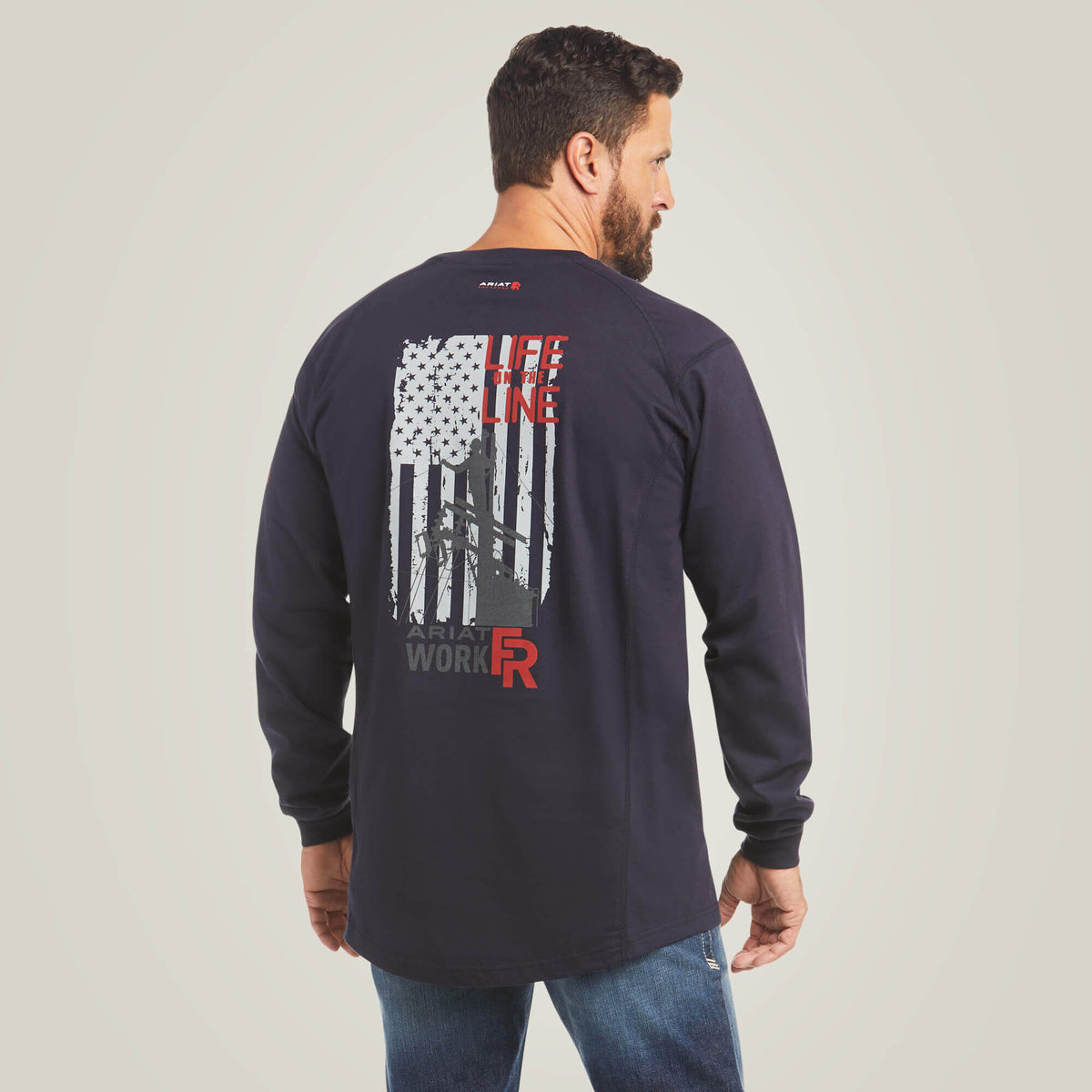 FR Air Life on the Line Graphic Top-Ariat