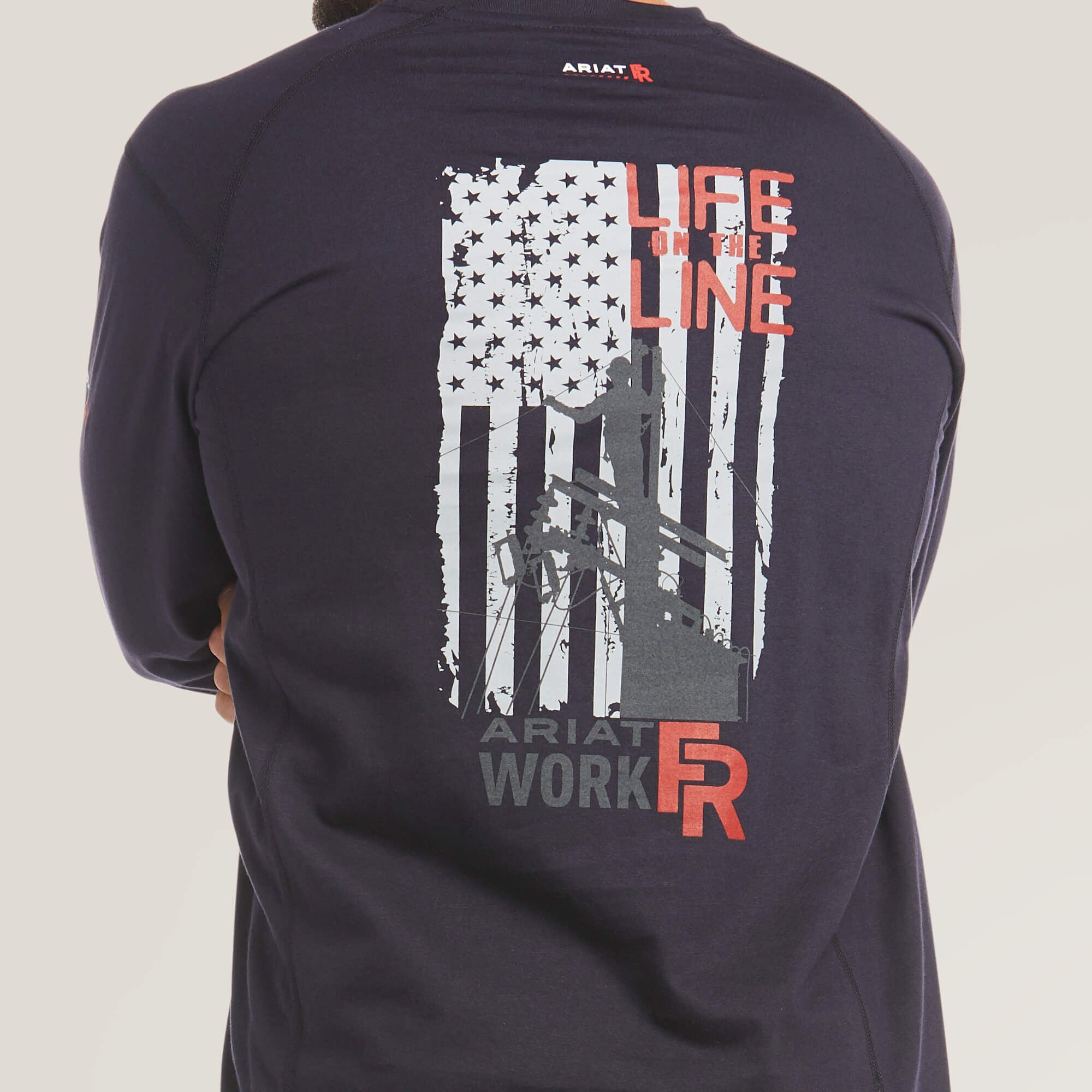 FR Air Life on the Line Graphic Top-Ariat