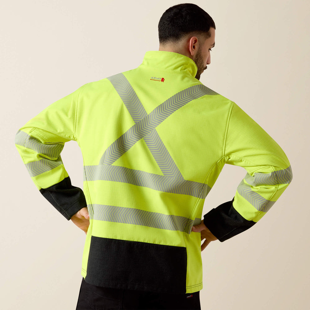 FR Vernon Hi-Vis Softshell Jacket-Ariat