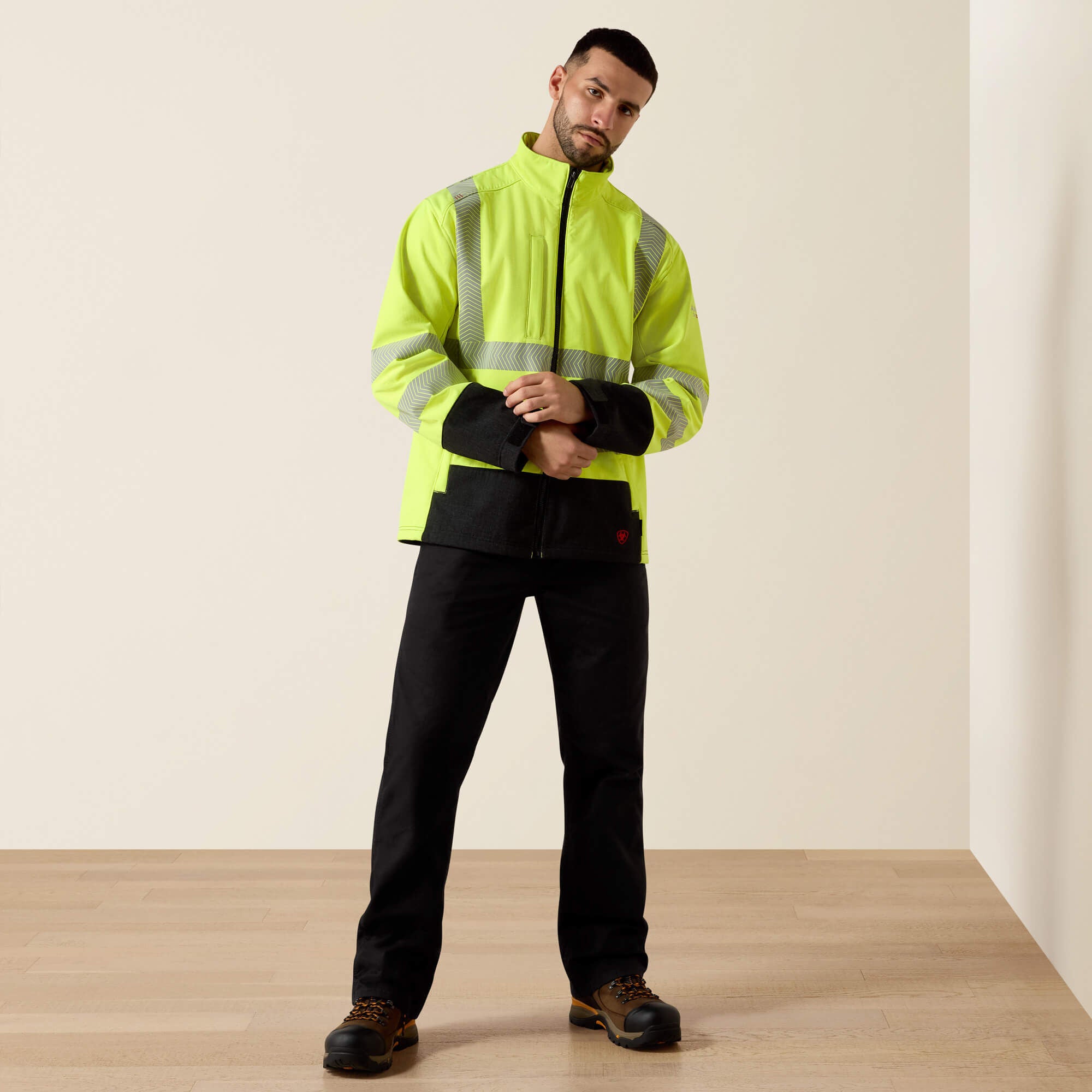FR Vernon Hi-Vis Softshell Jacket-Ariat