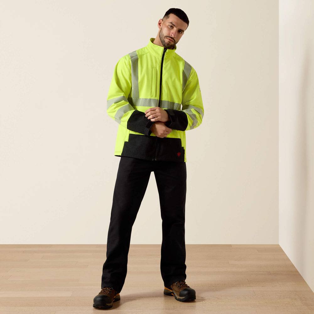 FR Vernon Hi-Vis Softshell Jacket-Ariat