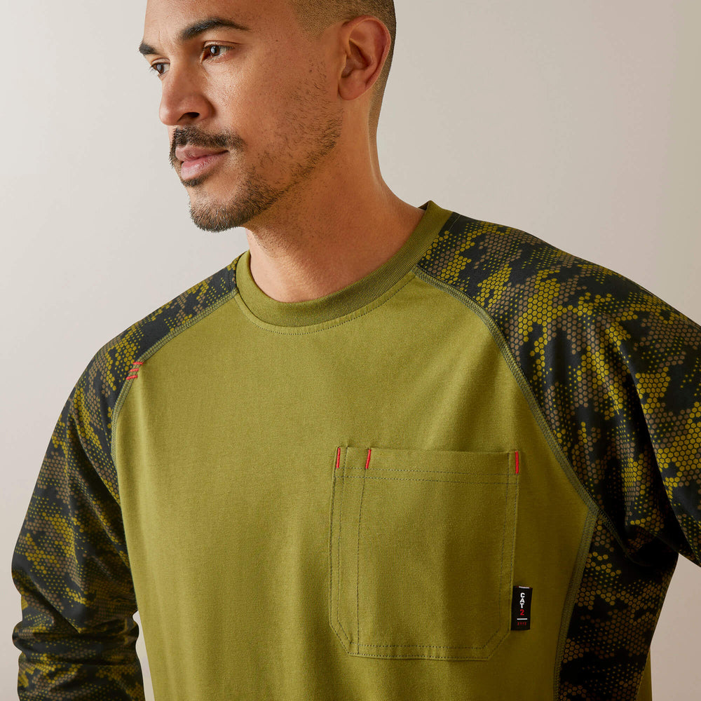 FR AC Stretch Camo Baseball T-Shirt-Ariat