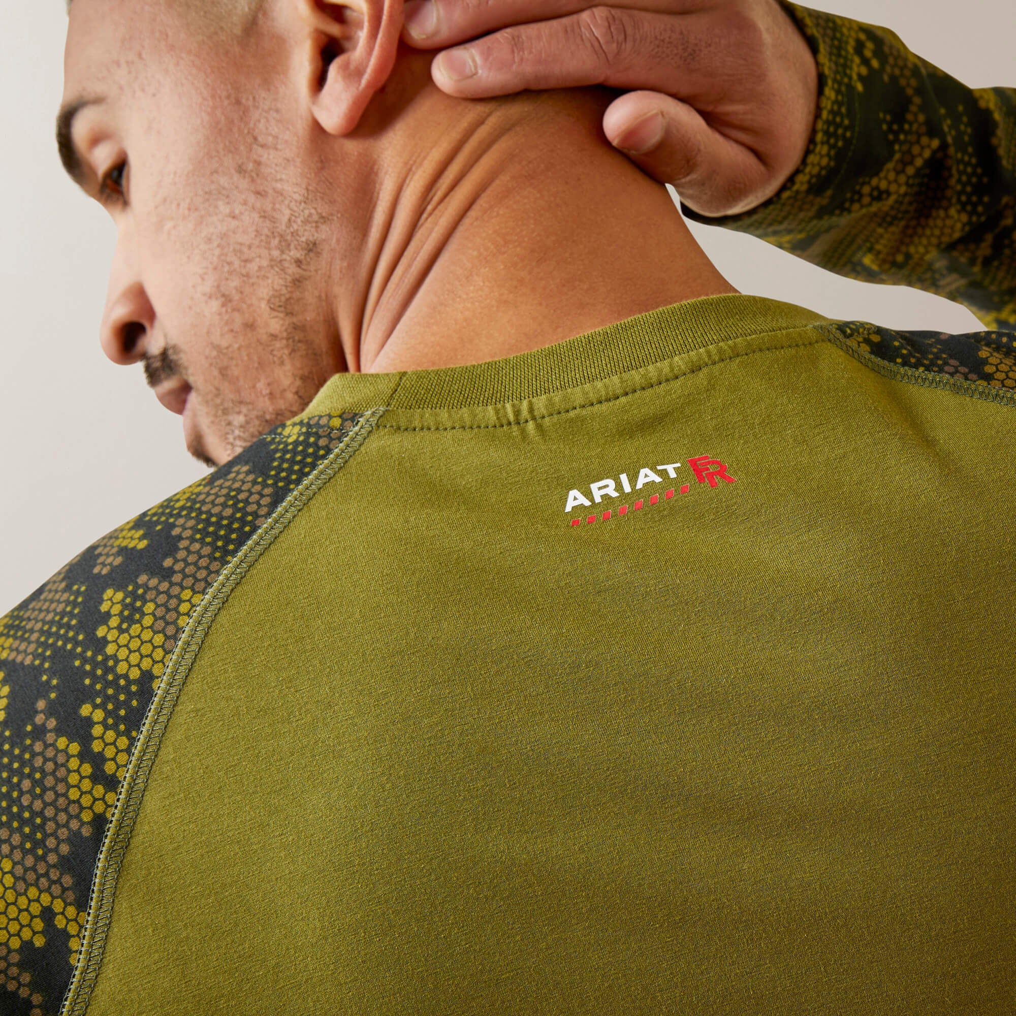 FR AC Stretch Camo Baseball T-Shirt-Ariat