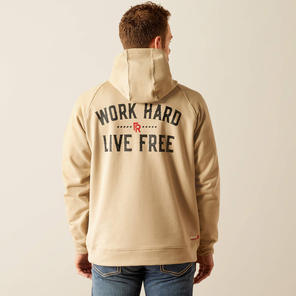 FR DuraStretch Work Hard Live Free Hoodie-Ariat