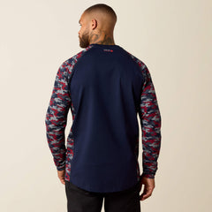 FR AC Stretch Camo Baseball T-Shirt-Ariat