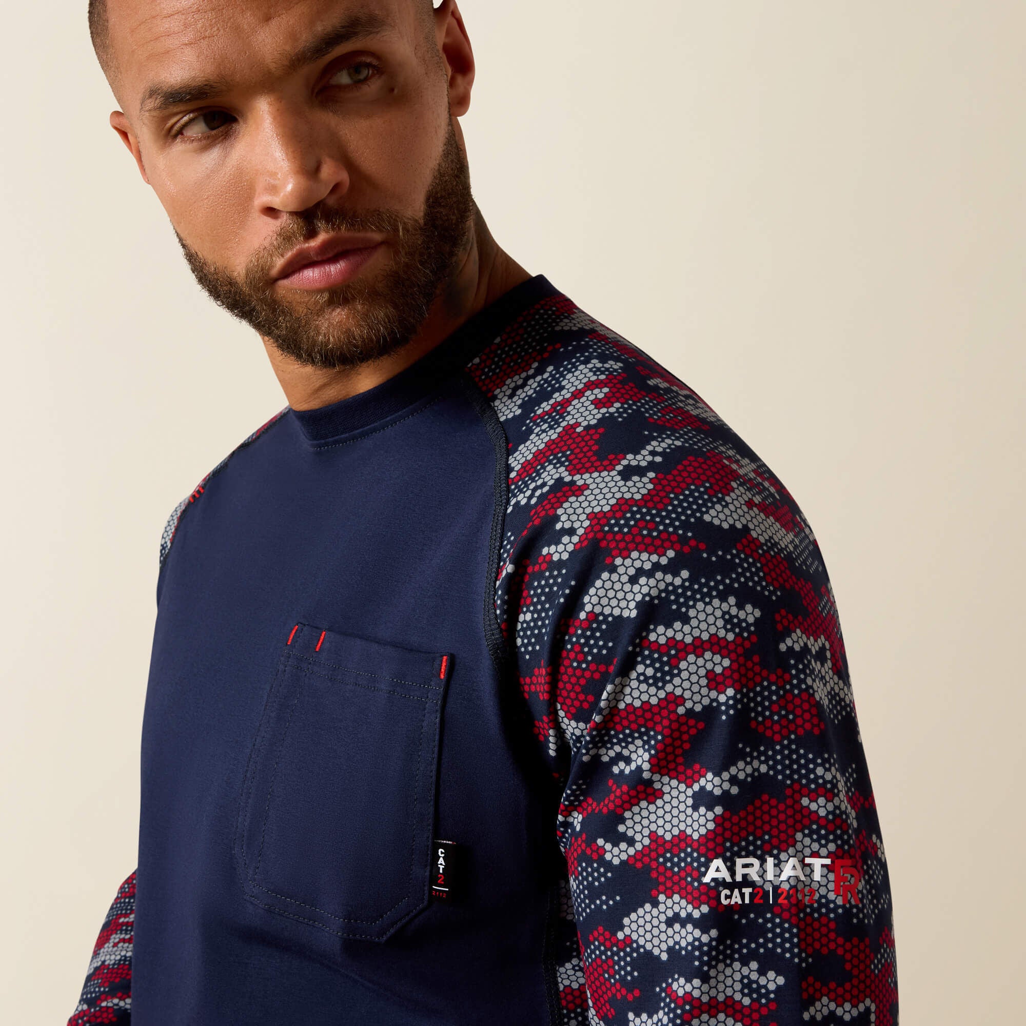 FR AC Stretch Camo Baseball T-Shirt-Ariat