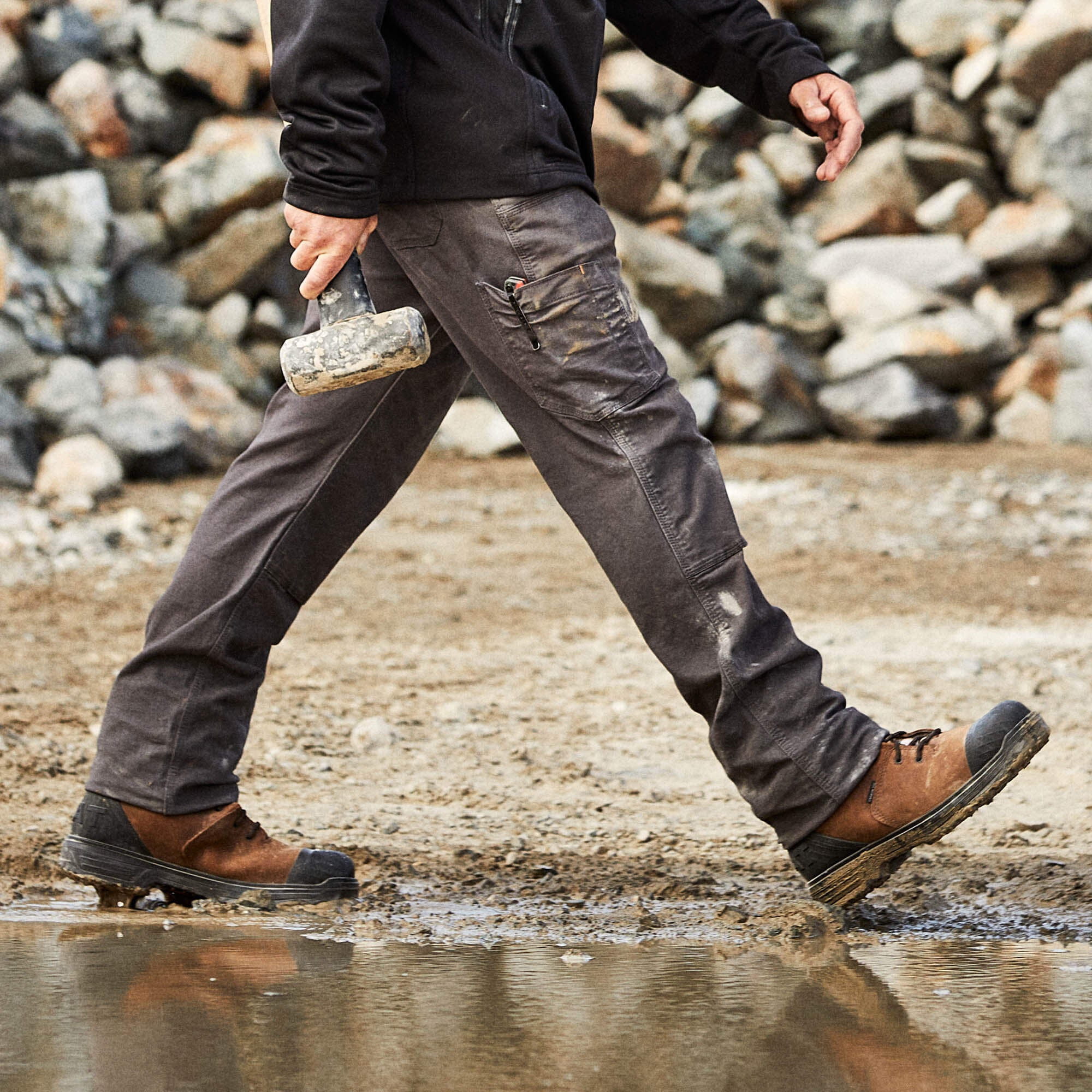 Rebar M7 Slim DuraStretch Made Tough Double Front Straight Pant-Ariat