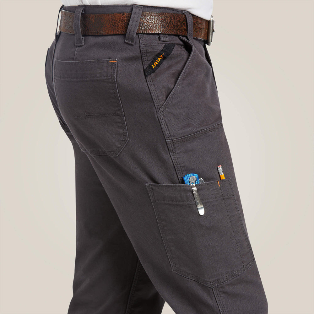 Rebar M7 Slim DuraStretch Made Tough Double Front Straight Pant-Ariat