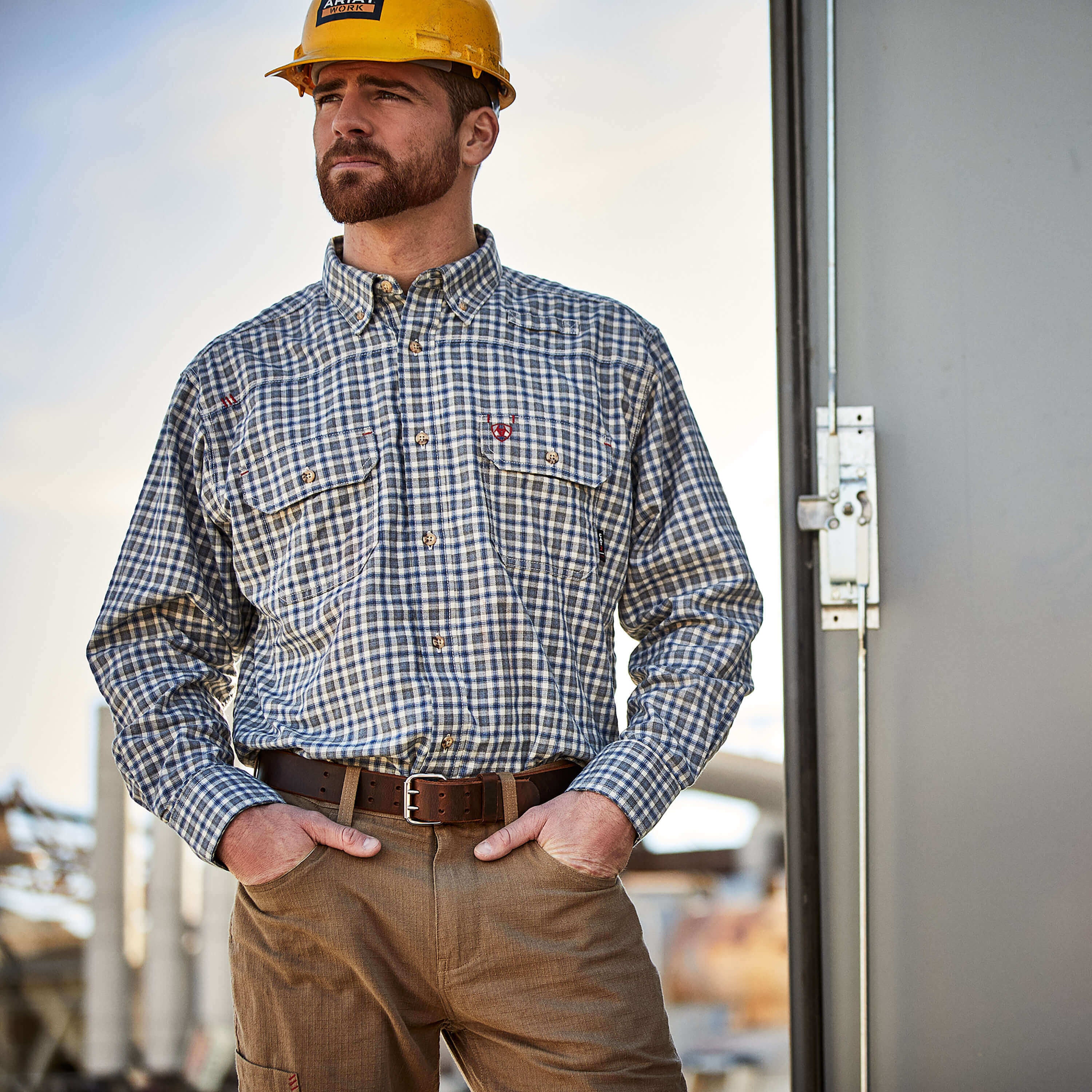 FR Plaid Featherlight Work Shirt-Ariat