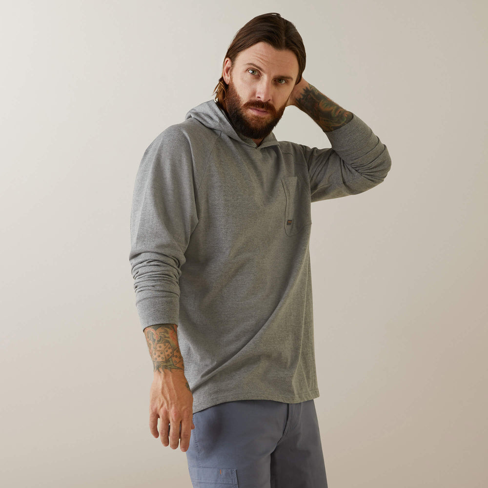 Rebar Cotton Strong Hooded T-Shirt-Ariat