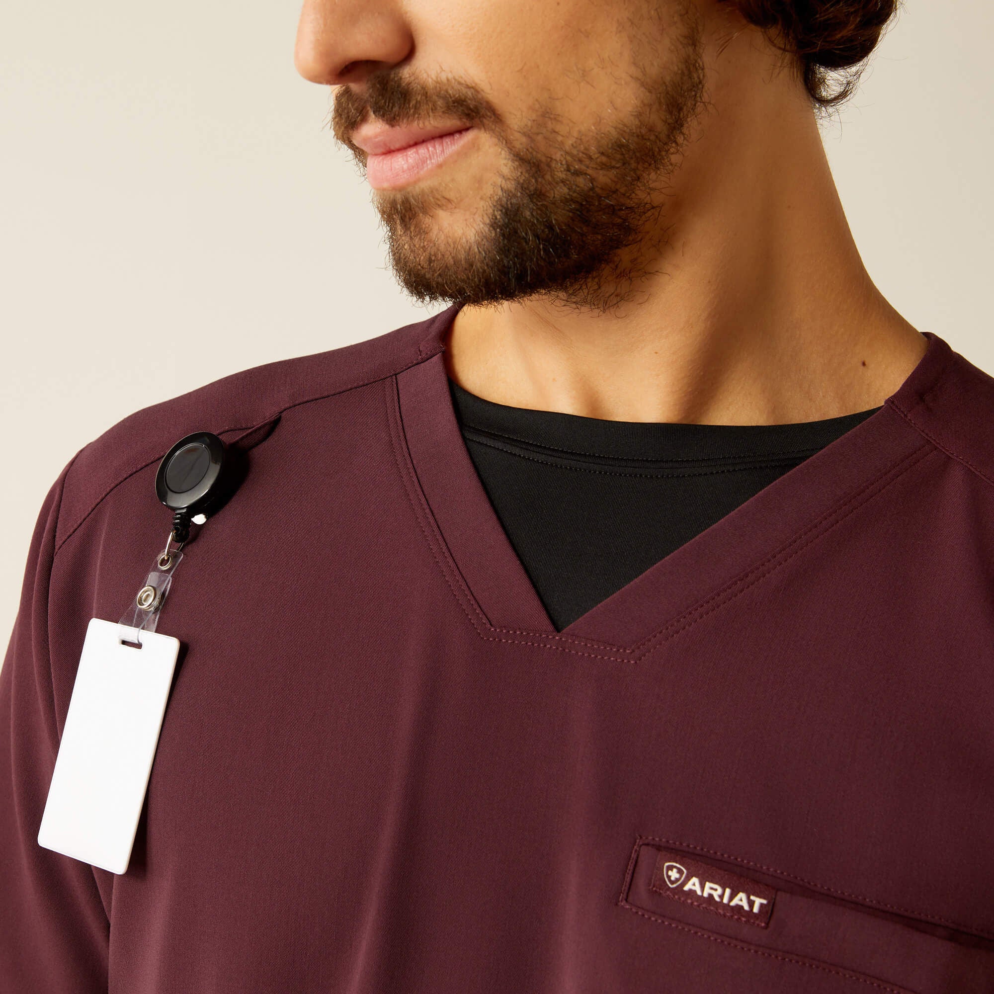 Derham 6 Pocket Scrub Top-Ariat