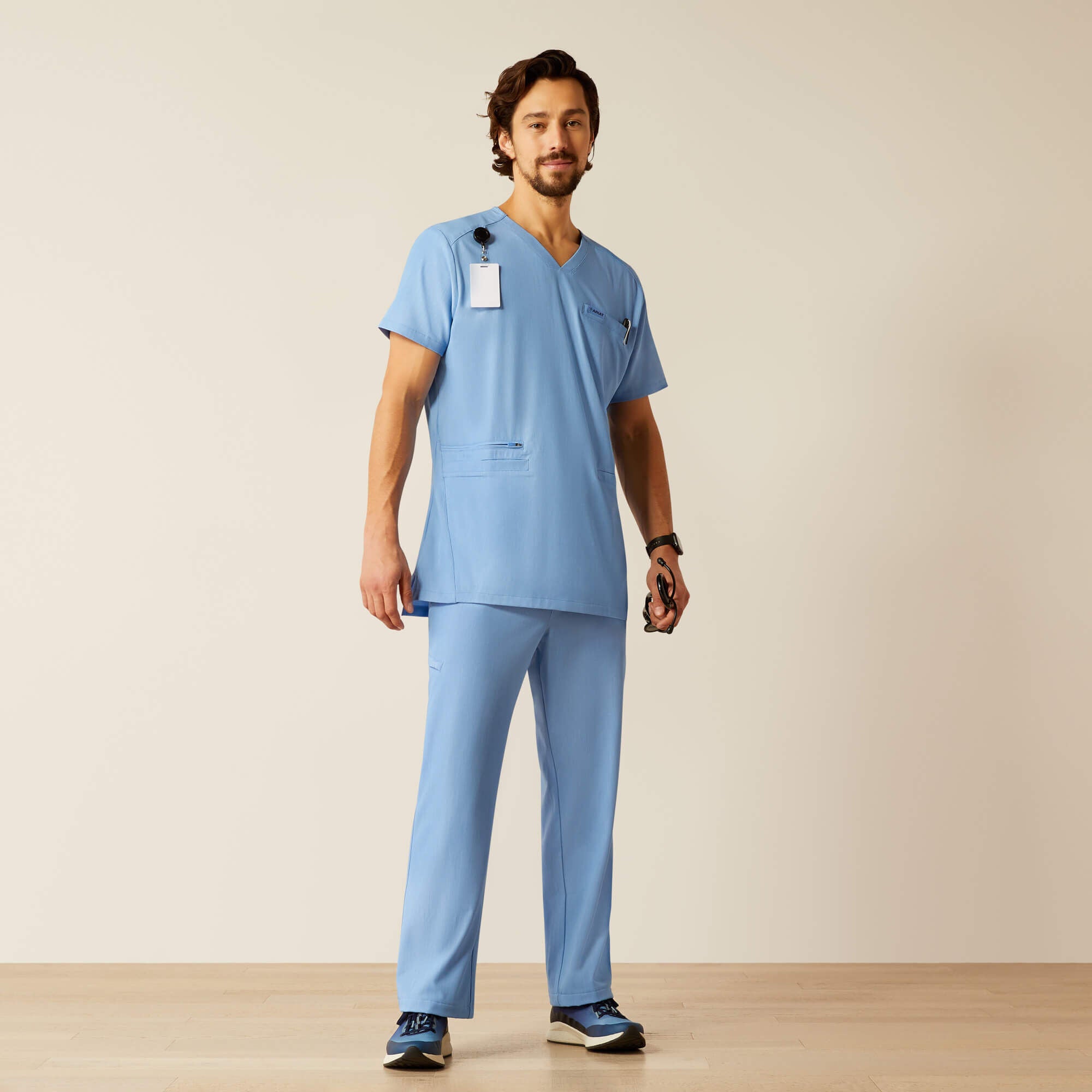 Derham 6 Pocket Scrub Top-Ariat