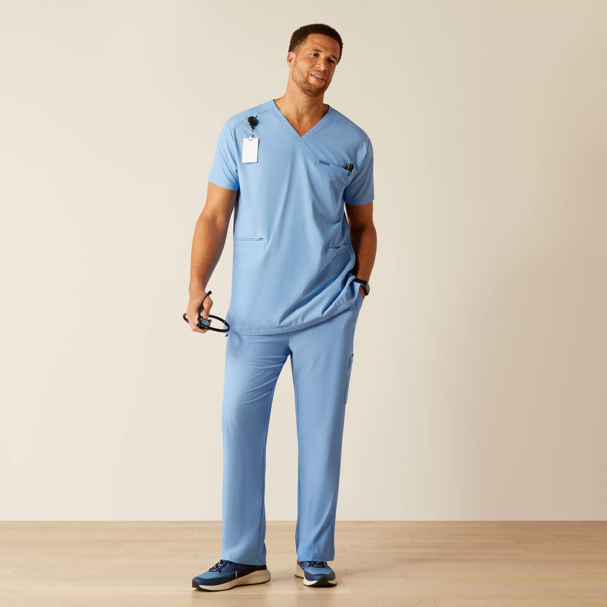 Derham 6 Pocket Scrub Top-Ariat