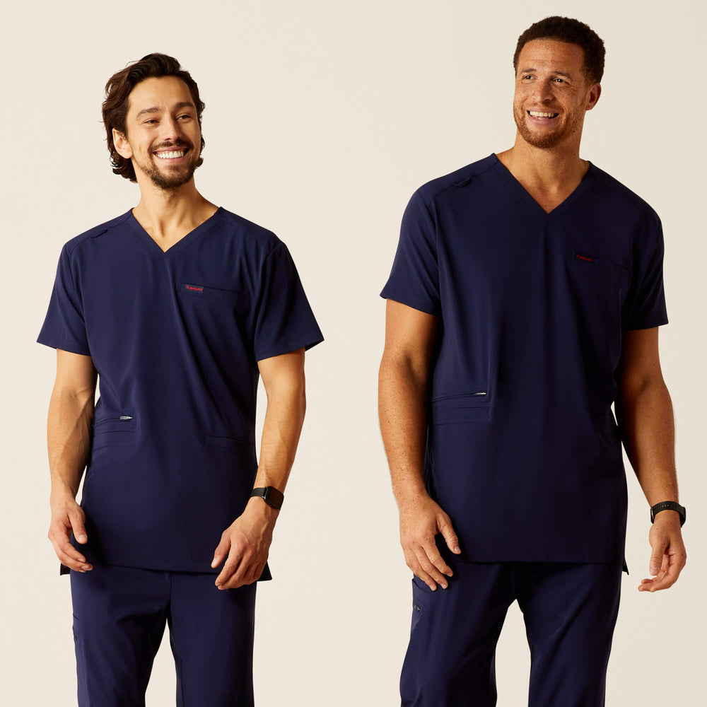 Derham 6 Pocket Scrub Top-Ariat