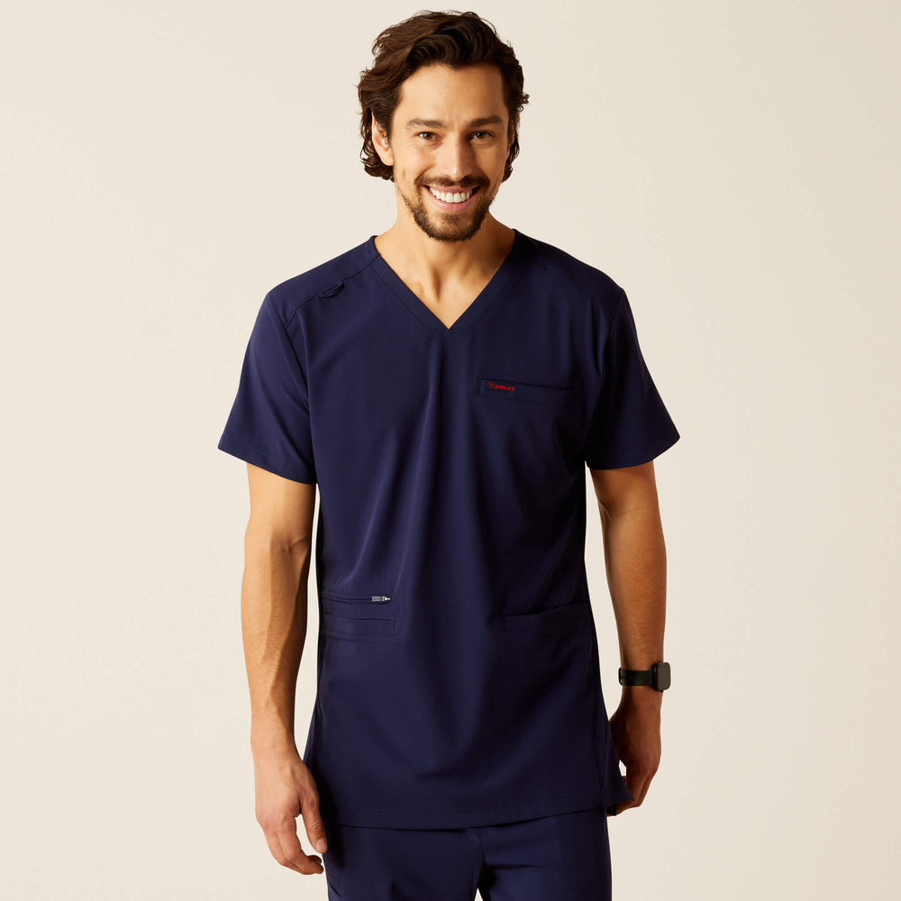 Derham 6 Pocket Scrub Top-Ariat