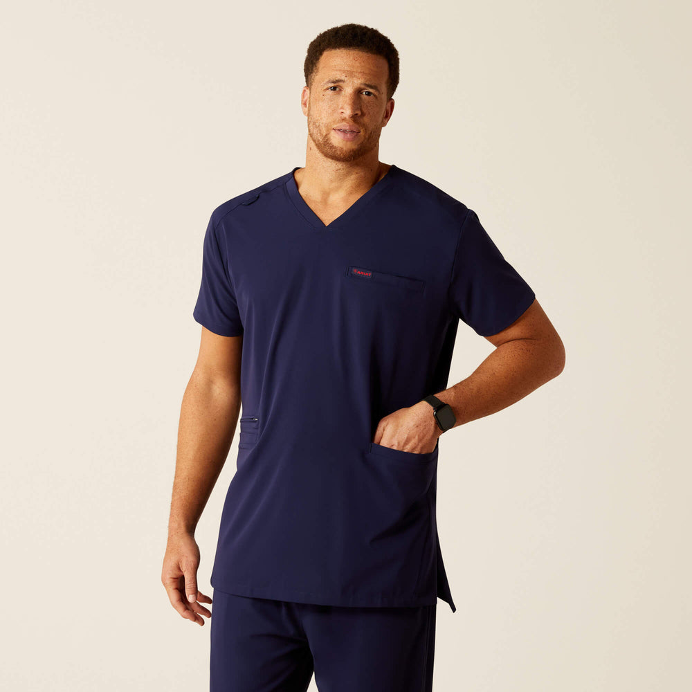 Derham 6 Pocket Scrub Top-Ariat
