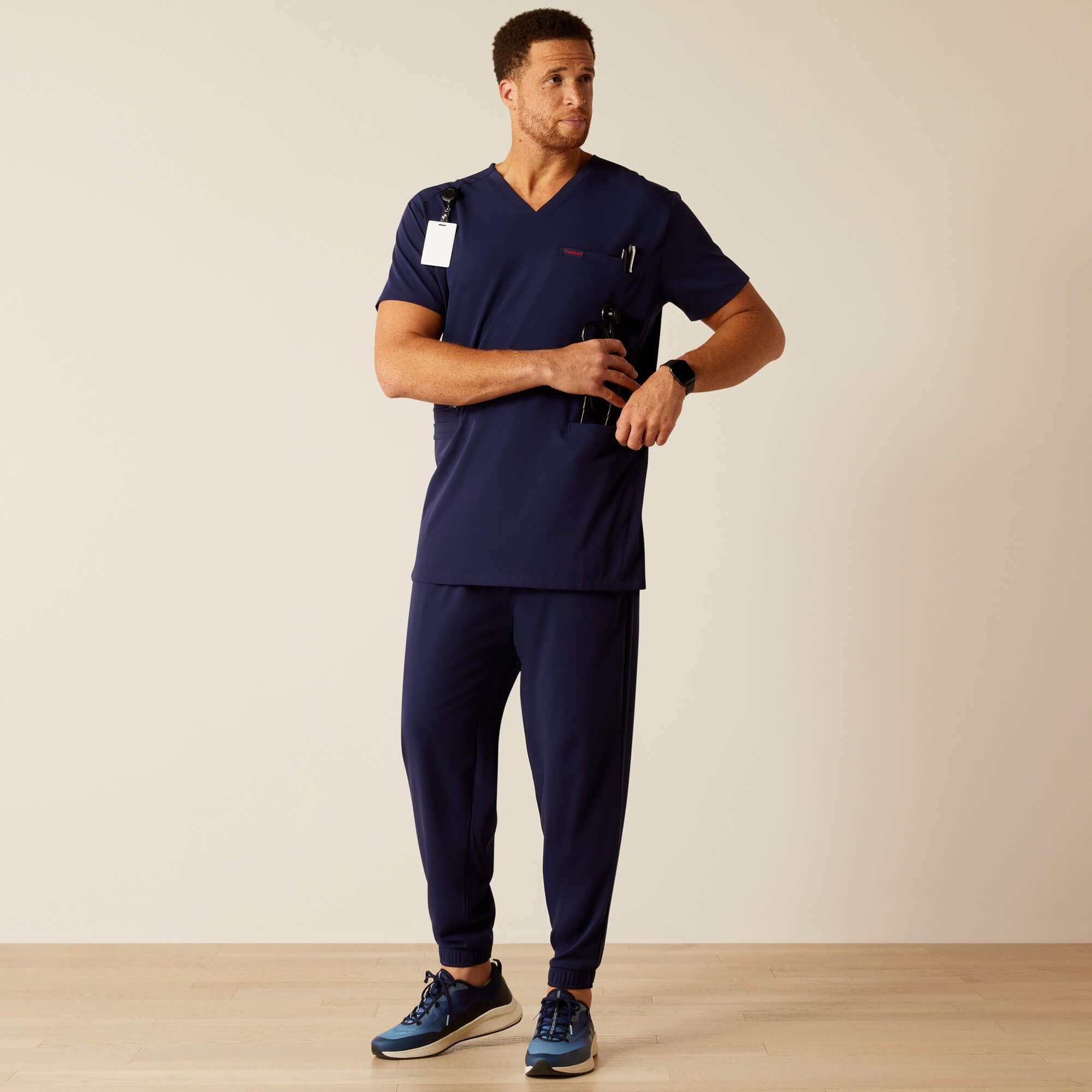 Derham 6 Pocket Scrub Top-Ariat