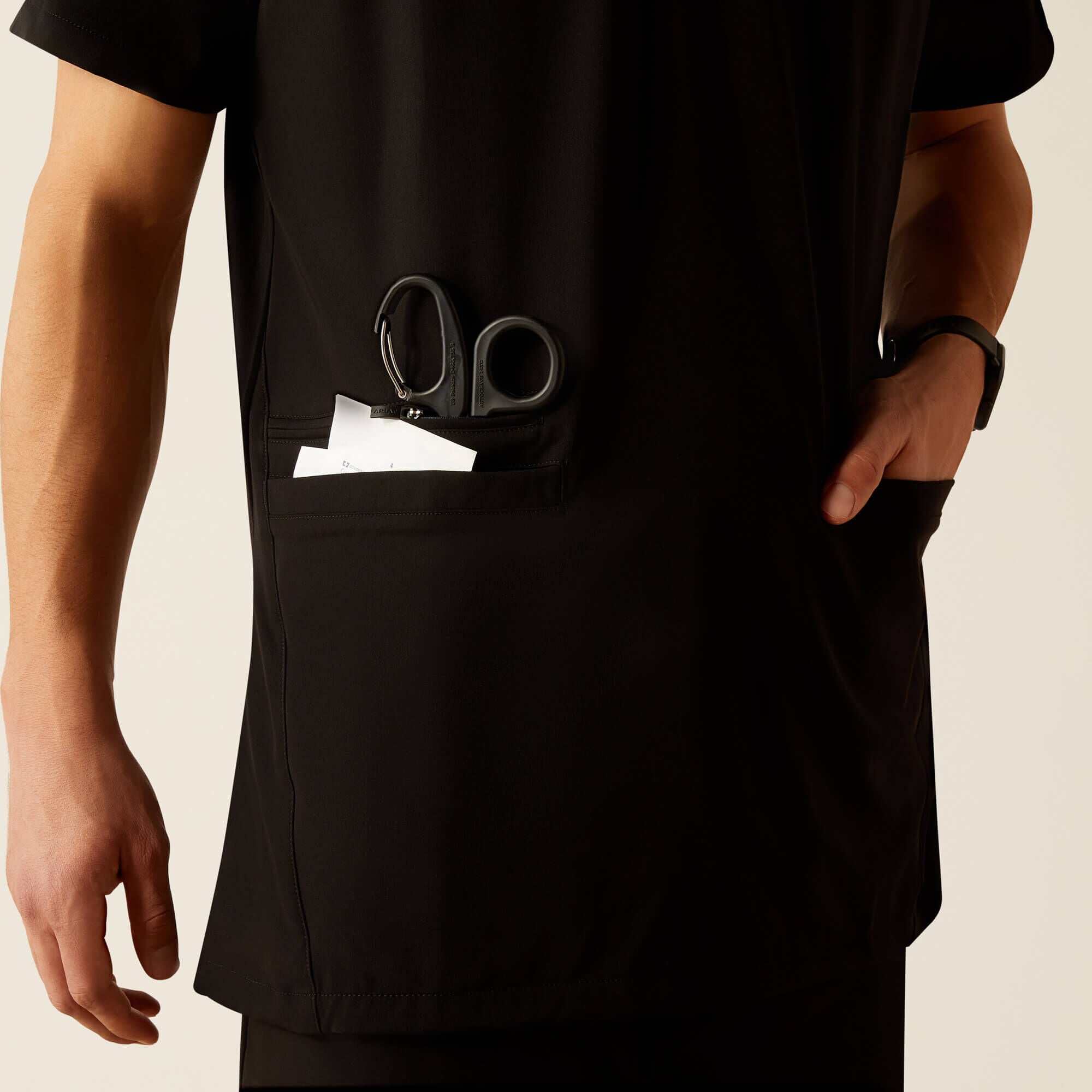 Derham 6 Pocket Scrub Top-Ariat