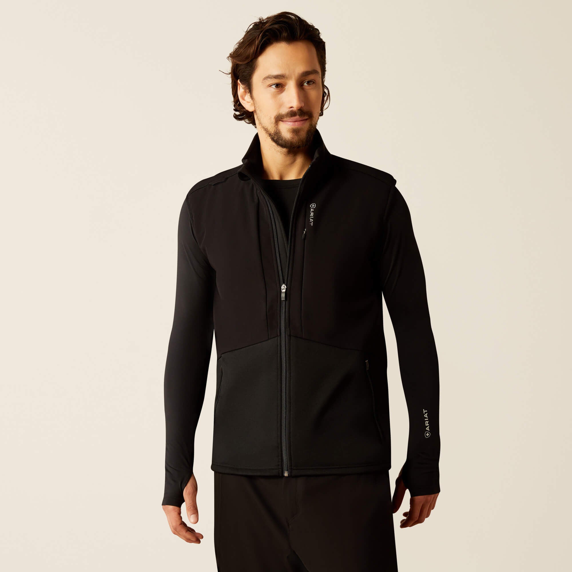 Galen Fleece Scrub Vest-Ariat