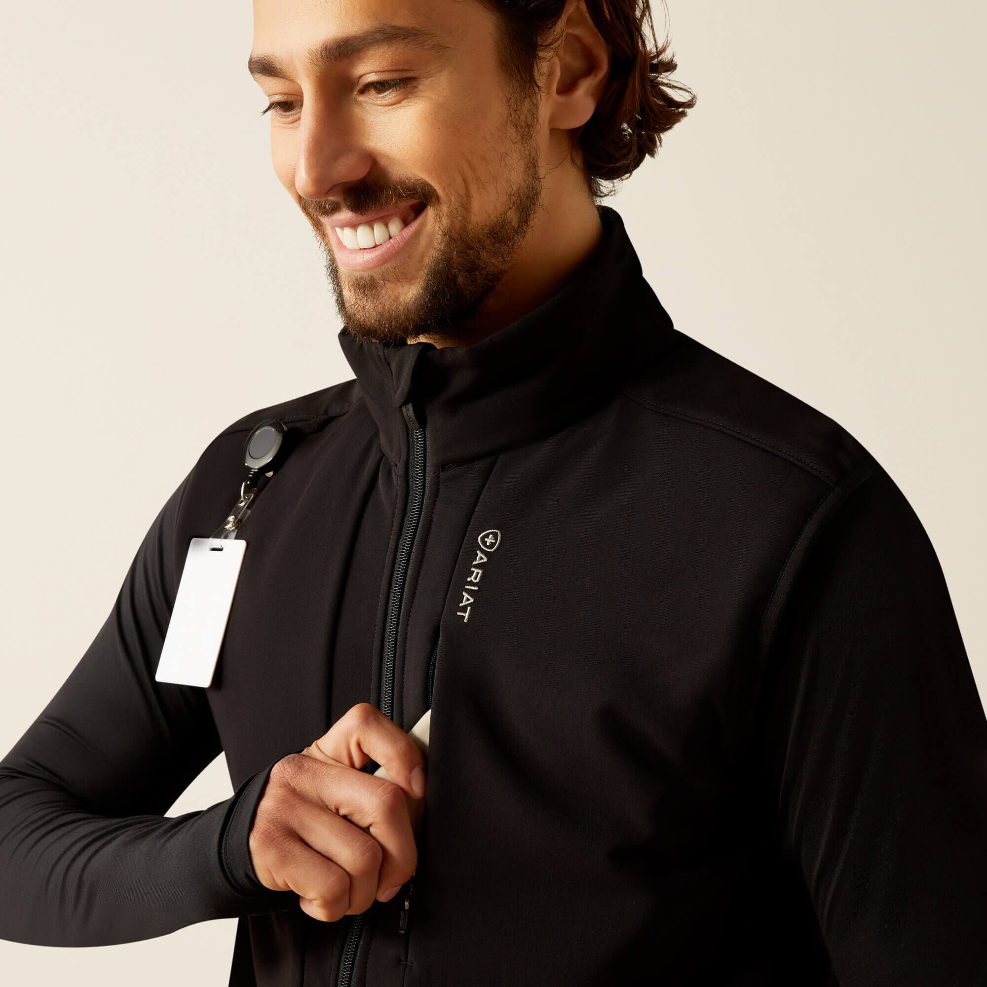 Galen Fleece Scrub Vest-Ariat