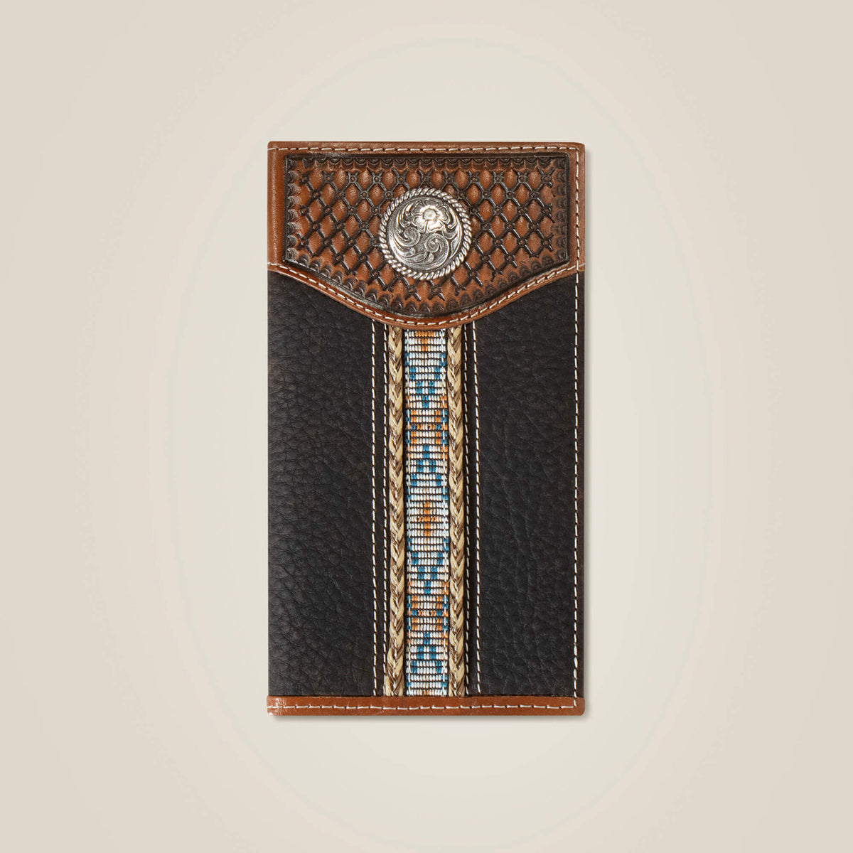 Braided Trim Rodeo Wallet-Ariat