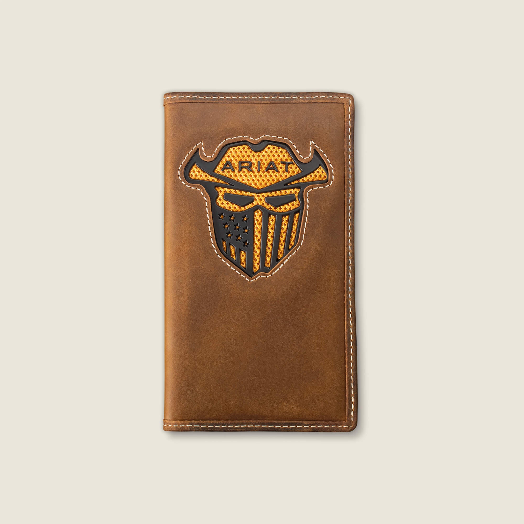 Work Roughneck Label Canvas Trifold Wallet-Ariat