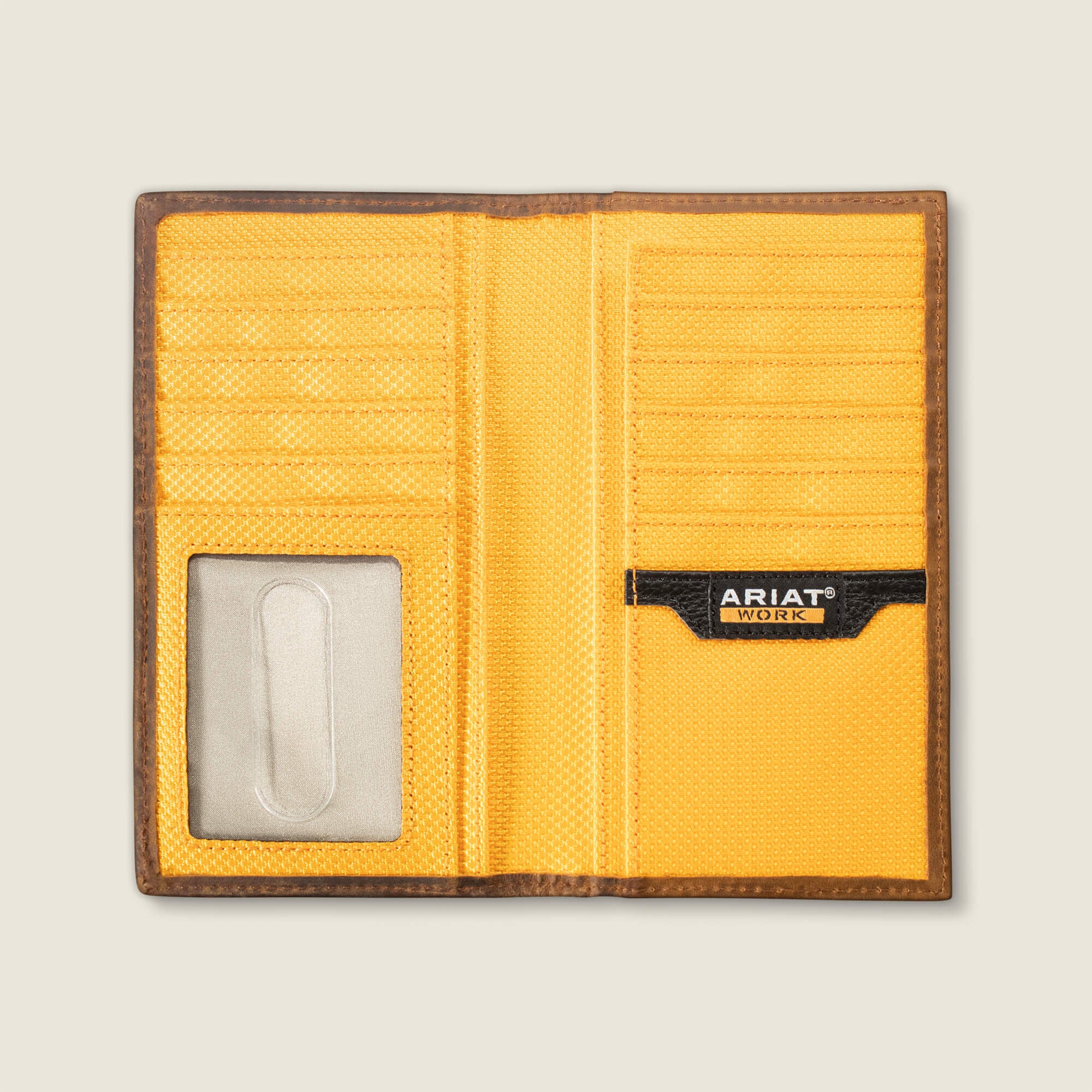 Work Roughneck Label Canvas Trifold Wallet-Ariat