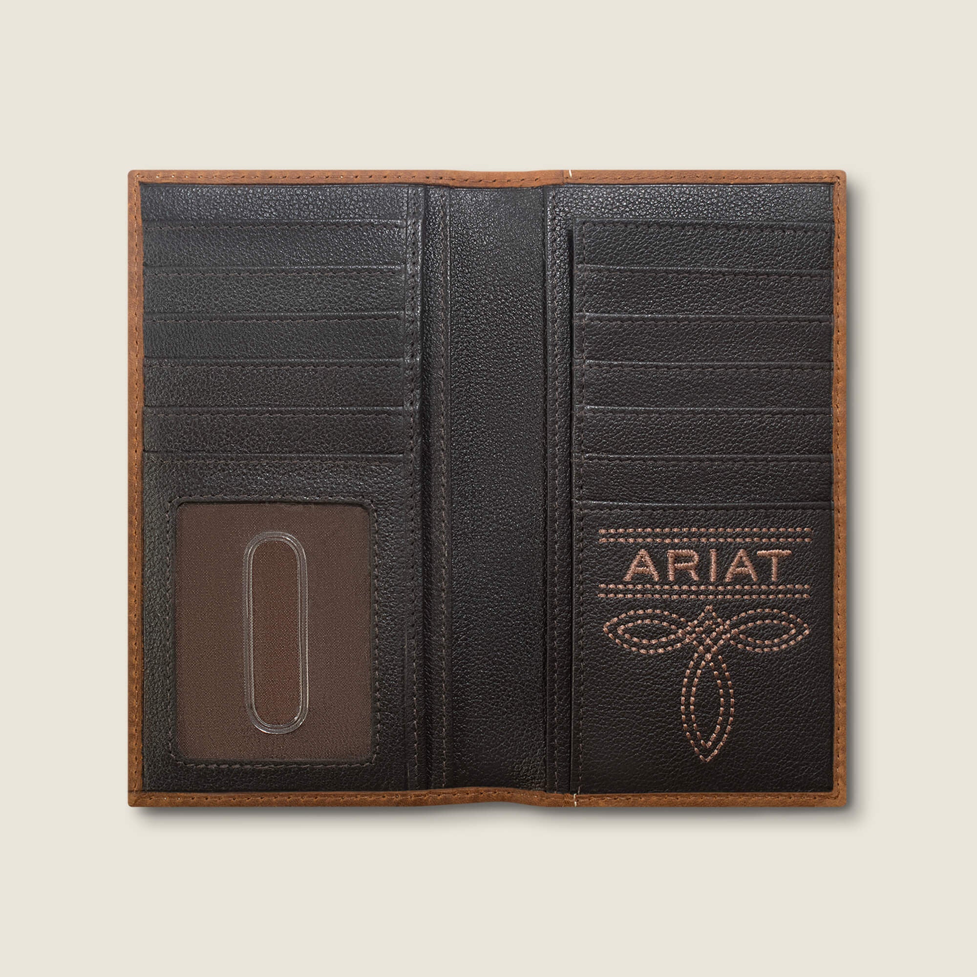 Ariat Logo Print Rodeo Wallet-Ariat