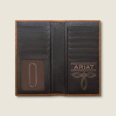 Ariat Logo Print Rodeo Wallet-Ariat