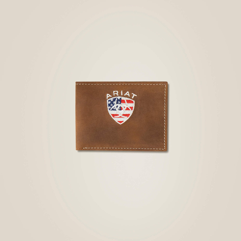 Flag Shield Bifold Wallet-Ariat
