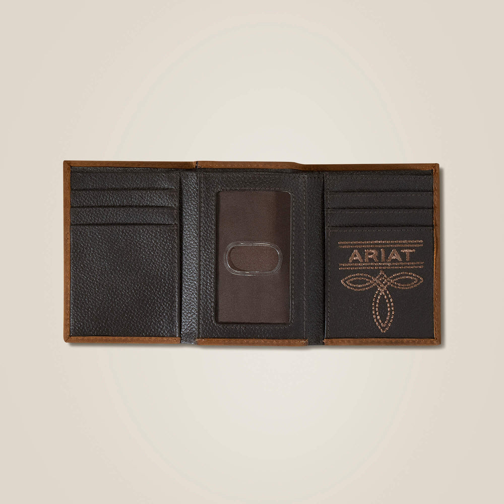 Flag Shield Trifold Wallet-Ariat