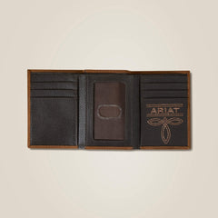 Flag Shield Trifold Wallet-Ariat