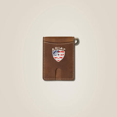 Flag Shield Clip Wallet-Ariat