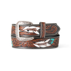 Feather Embossed Belt-Ariat