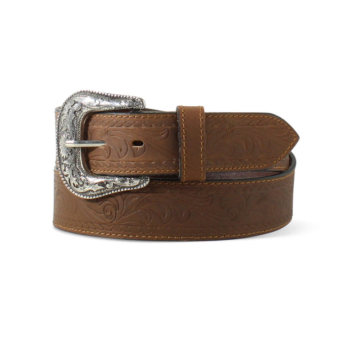 Floral Embossed Belt-Ariat
