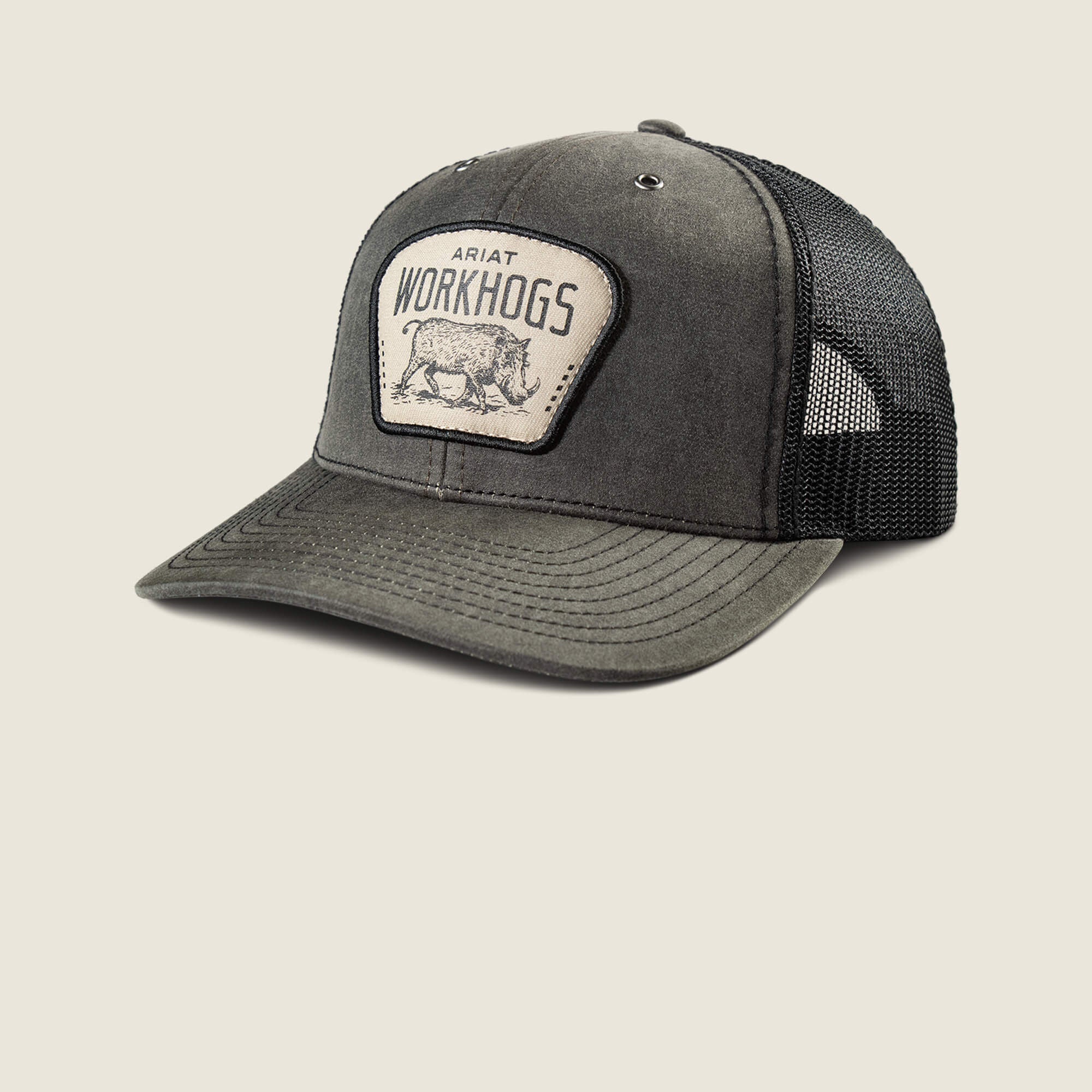 WorkHog Patch Snapback Cap-Ariat