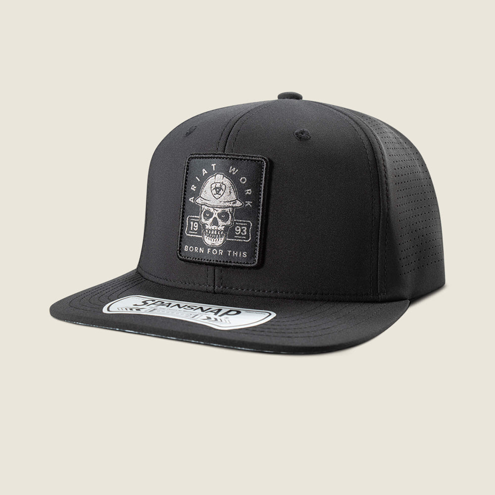 Work Roughneck Reflective Patch Snapback Cap-Ariat