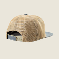 Ariat Work Leather Badge Snapback Cap-Ariat