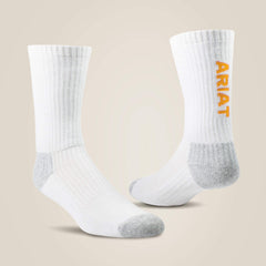 Premium Ringspun Cotton Crew Work Sock 3 Pair Pack-Ariat