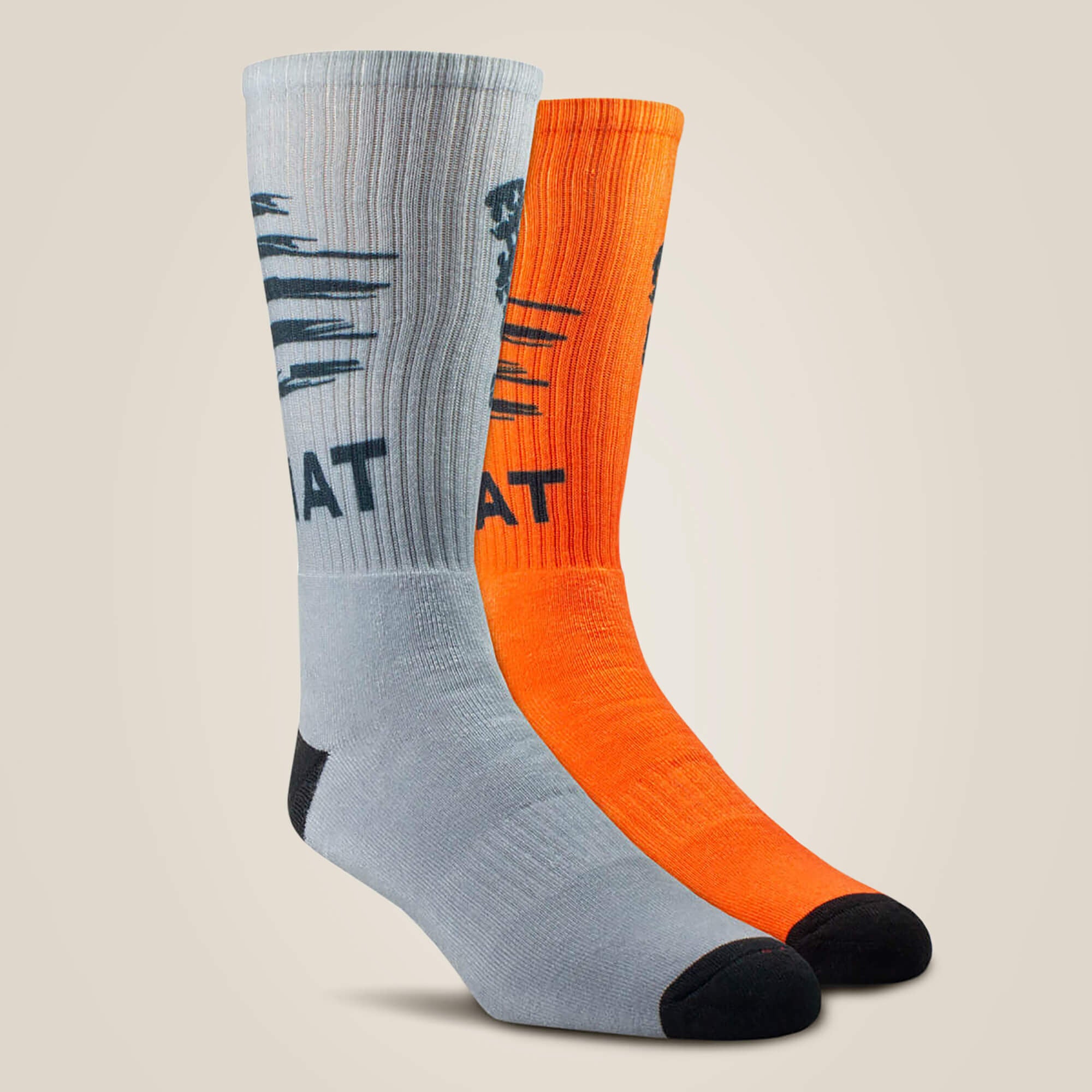 Patriot Graphic Crew Work Sock 2 Pair Multi Color Pack-Ariat