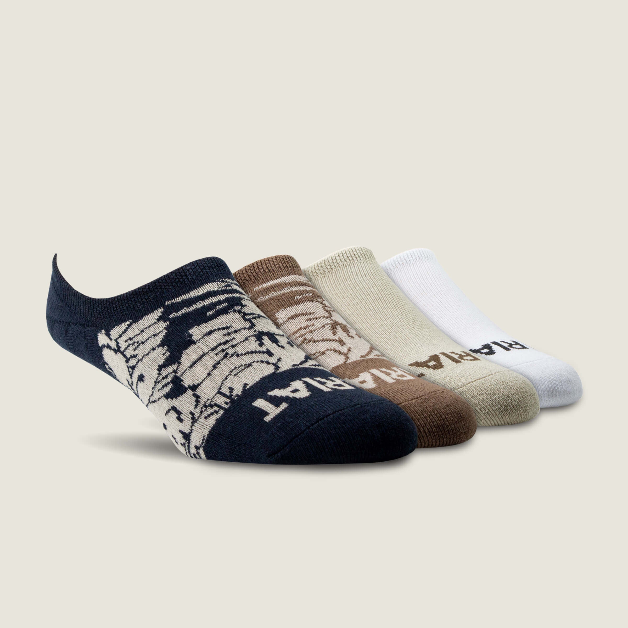 Hilo No Slip No Show Sock 4 Pair Multi Color Pack-Ariat