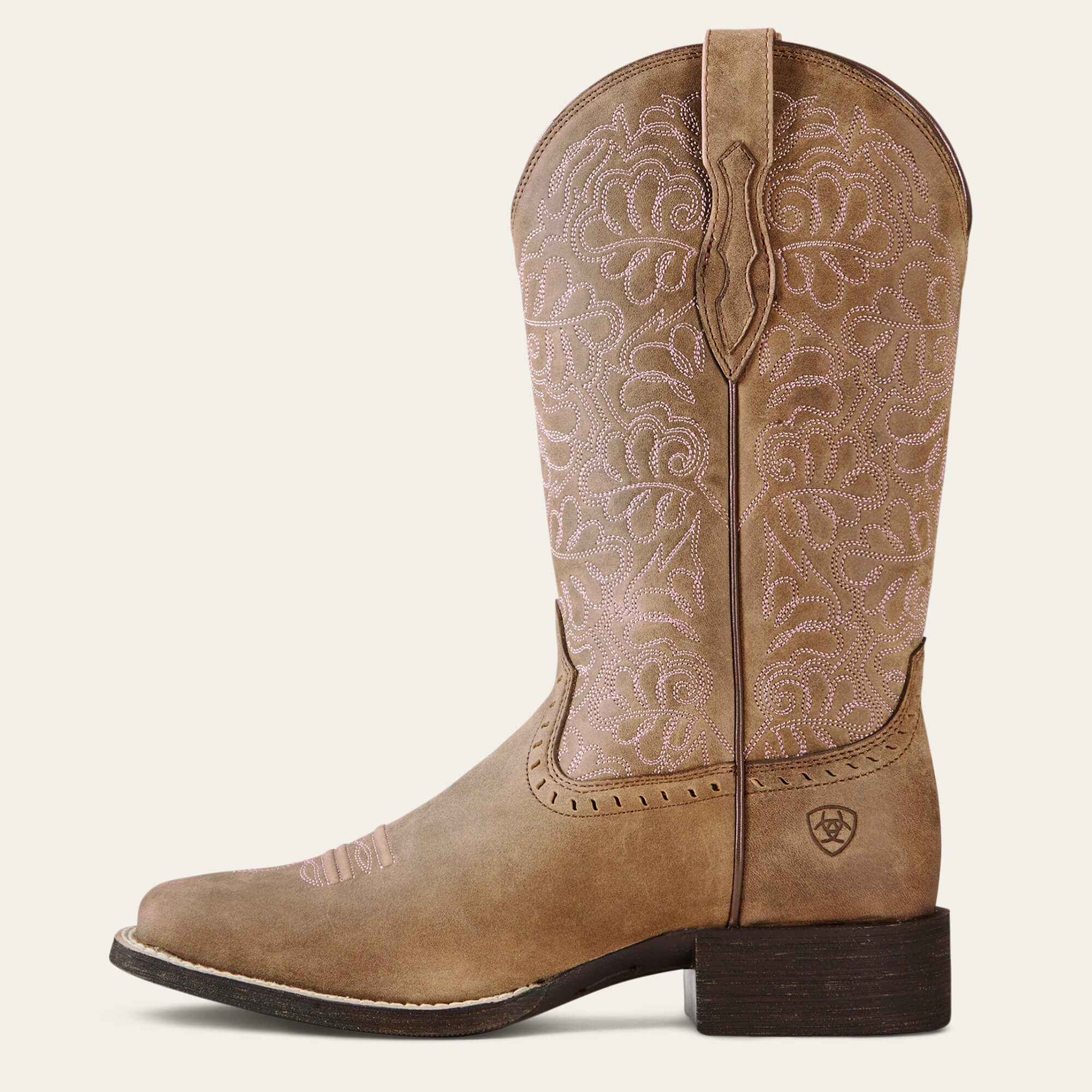 Round Up Remuda Wide Square Toe Western Boot-Ariat