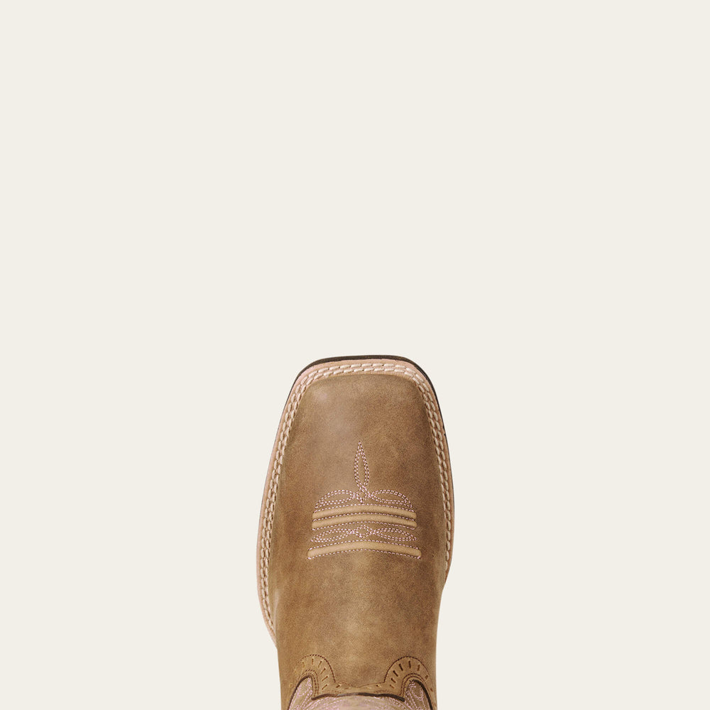 Round Up Remuda Wide Square Toe Western Boot-Ariat