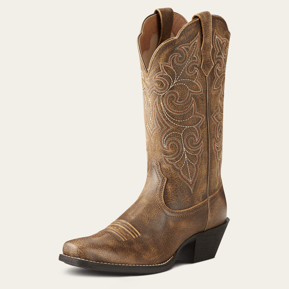 Round Up Square Toe Western Boot-Ariat