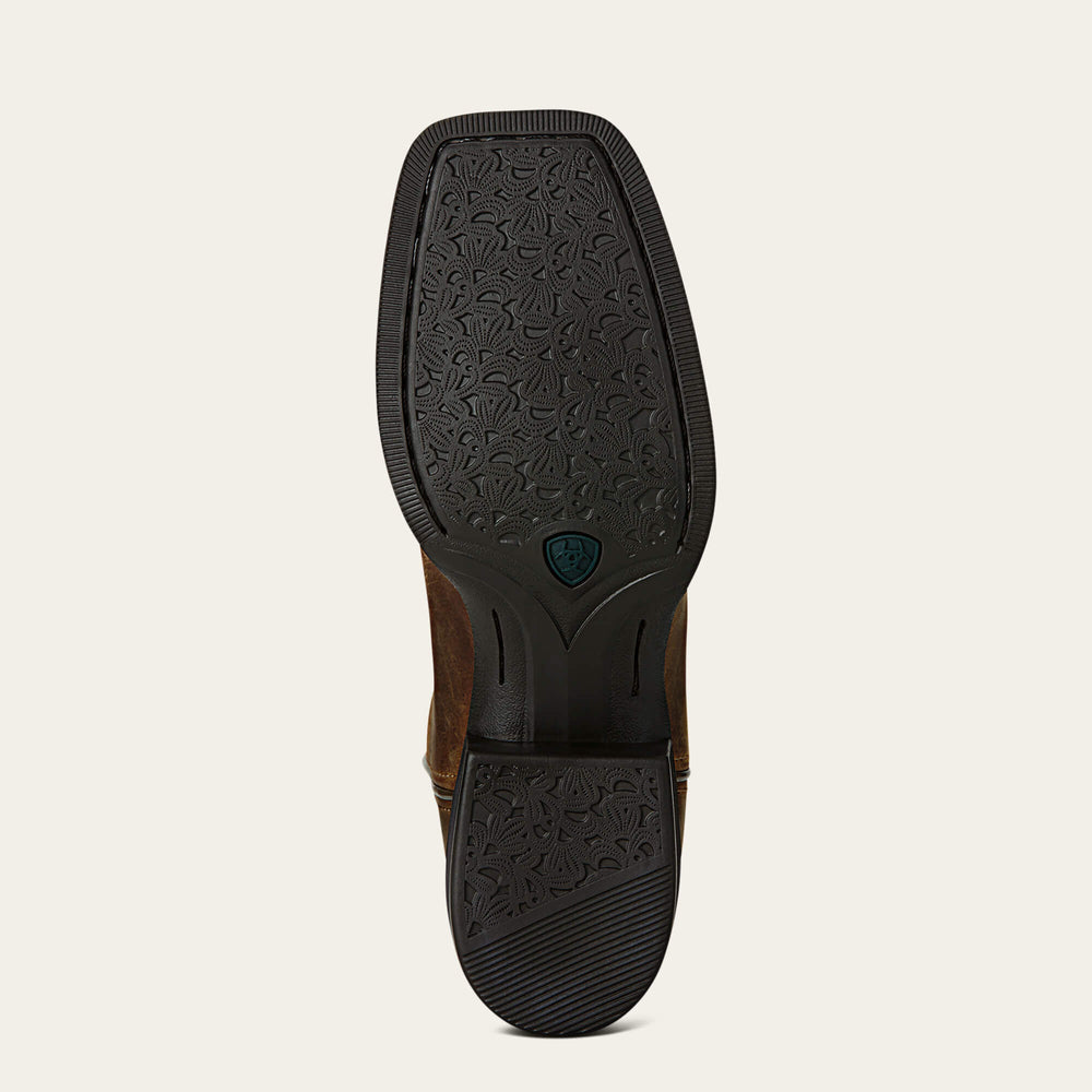Round Up Wide Square Toe Western Boot-Ariat