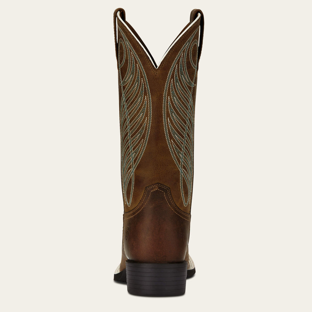 Round Up Wide Square Toe Western Boot-Ariat