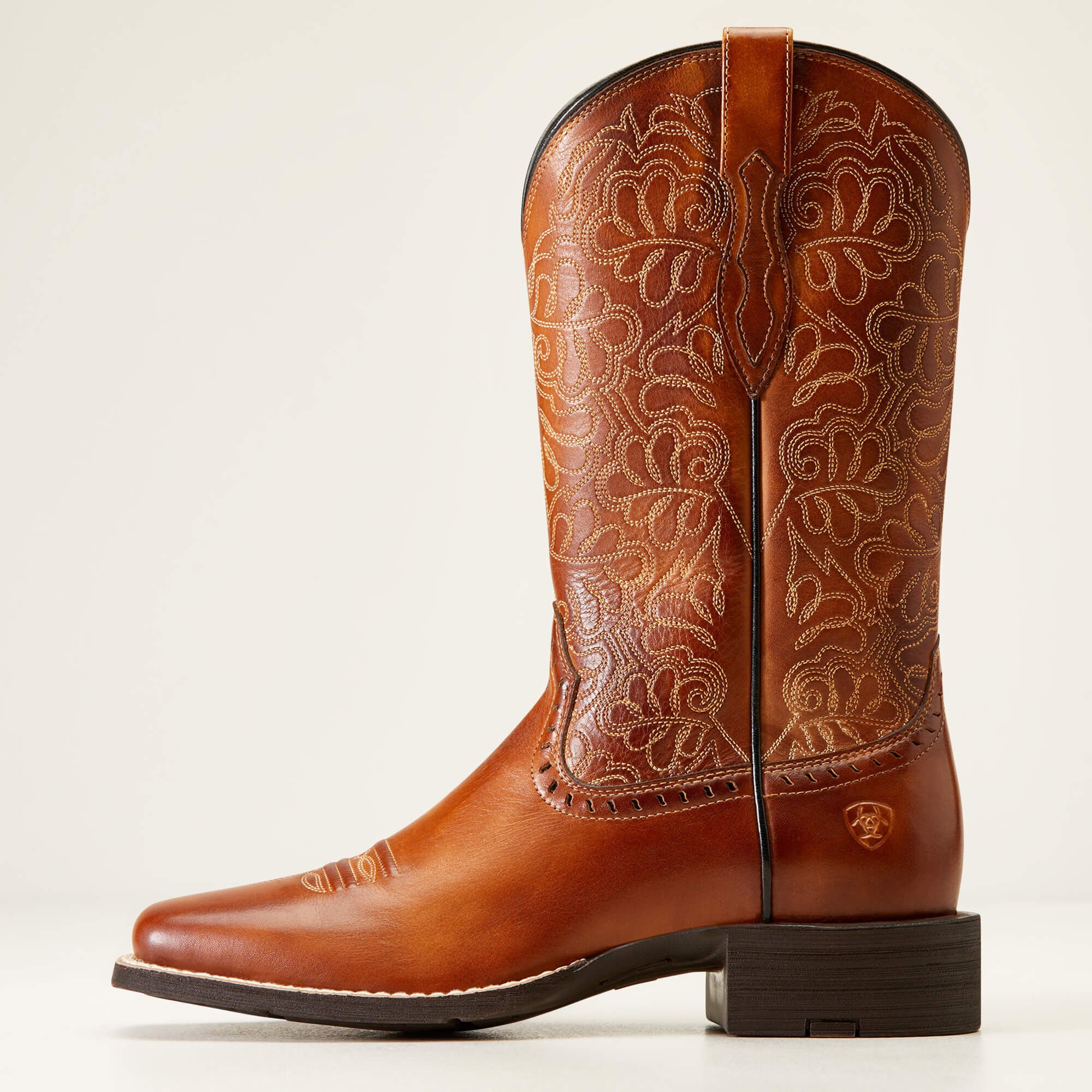 Round Up Remuda Wide Square Toe Western Boot-Ariat